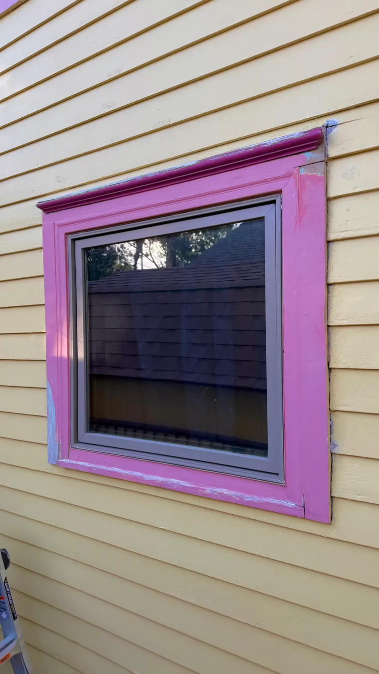 Window trim before